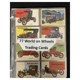 World On Wheels Trading Cards.
