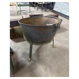 Vtg Steel Cauldron.