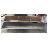 (2) Cast Steel Troughs.