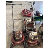 (3) Vtg Lawn Mowers, Snapper, Jacobsen.