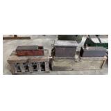 (4) Primitive Wooden Tools Boxes.