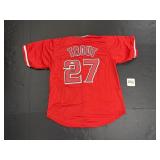 Autographed Mike Trout Jersey.