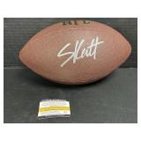 Can Skattebo Autographed Football.