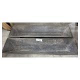 2 Vintage Cast Iron Troughs.