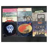 Various 33 RPM Record, KISS, Deep Purple, Monkeys