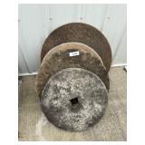 (4) Primitive Mill/Grind Stones.