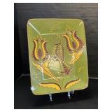 Breininger Redware Pottery Plate.