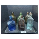 Lot Of Vintage Glass Bottles.