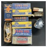 Adv. Mazda, Tung-Sol, GE Auto Lamp Bulbs W/ Boxes.