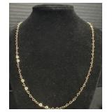 14K Gold Plated Heart Necklace W/ Extender.