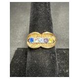10KT Gold Birthstone Ring.