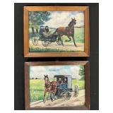 S.C. Martzall Amish Of Lancaster PA Paintings.