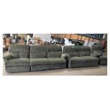 Clean Green Matching Sofa, Loveseat & Recliner.