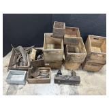 Advertising Crates, Sickle Tools, Insulators.