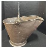 Vintage Metal Coal Scuttle.