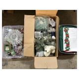 Christmas Decor, Placemats, Cookie Jar.