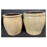 Cowden & Wilcox Stoneware Crocks.