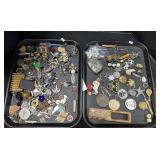 Adv. Keychains, Keys, Brushes, Marbles.