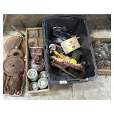 Cyclone Seeder, Quaker Motor Oil, Insulators.