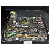 Lrge Lot Of Vintage Fashion Watches.