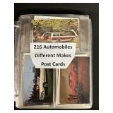 Car Automobile Postcards.