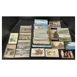International, IL, OR, State Capital Postcards.