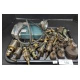 Vintage Brass Oilers, Lubricators.