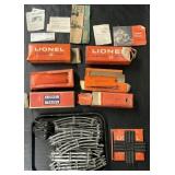 Lionel Transformer, Tracks, Boxes & Ephemera.
