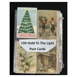 Hold To Light Postcards.