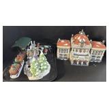 Holiday Porcelain Figures & House Sets.