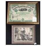 Charcoal Steam Engine Drawing, Railway Shares