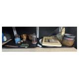 Oil Containers, Brass Bowls, Church Light.