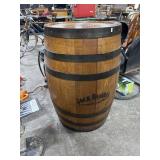 Vtg Oak Jack Danielï¿½s Advertising Whiskey Barrel.