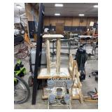 Rustic White Washed End Tables & Home Decor.