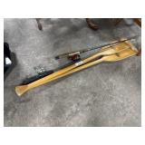 Fishing Rods & Reels, Oars.