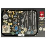 Costume Jewelry, Necklaces, Brooches,