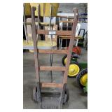 Antique Lawson Wooden Cast Iron Hand Truck.