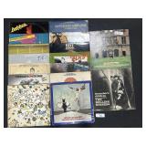 Various 33 RPM Records, Queen, The Doors, Kiss