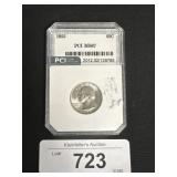 Graded 90% Silver Quarter.