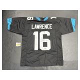 Autographed Trevor Lawrence Jersey.