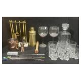 Glass Decanter Set, Barware Tools, Stirring Sticks