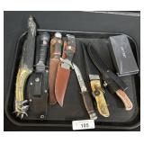 Lot Of Bowie Knives.