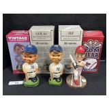 7 Various Baseball Athlete Bobble Heads.