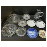 EAPG & Milk Glass Bowls, Glass Pitcher.