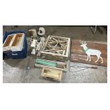 Wooden Sculptures & Reindeer Art.