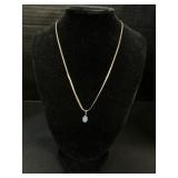 14K Gold Italian Necklace & Pendant.