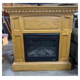 Traditional Oak  Electric Fireplace.