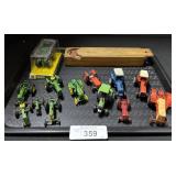 Small Cast Iron Collectible Model Tractors.