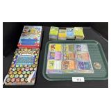 Pokï¿½mon Trading Cards, Comics, & Guide Book.