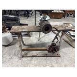 Vtg Cast Iron Sheller, Belt Driven Grinder.